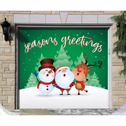My Door Decor 7 Ft. X 8 Ft. Christmas Characters Seasons Greetings-Christmas Garage Door Decor Mural For Single Car Garage -Decorations Sales unnamed file 1004