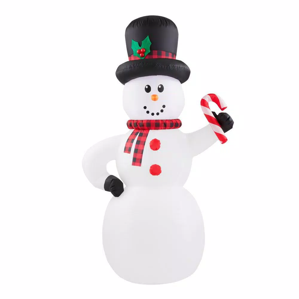 Home Accents Holiday 6.5 Ft. Inflatable Snowman 1 Home Accents Holiday 6.5 Ft. Inflatable Snowman