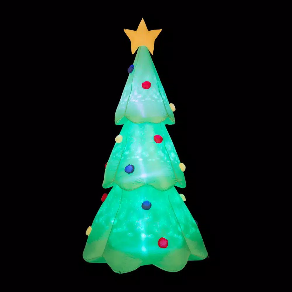 Glitzhome 9 Ft. Lighted Inflatable Christmas Tree Decor 1 Glitzhome 9 Ft. Lighted Inflatable Christmas Tree Decor