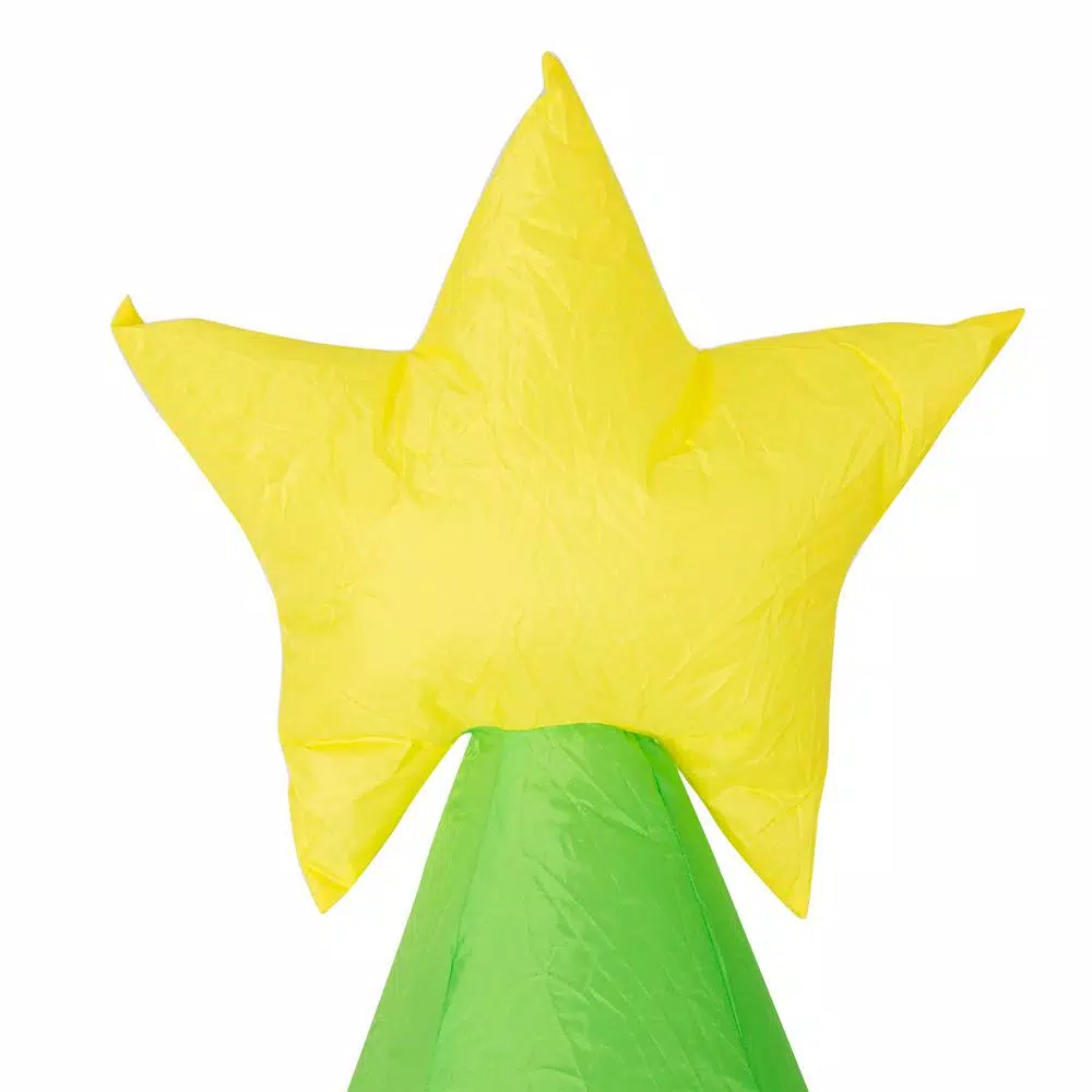 Glitzhome 9 Ft. Lighted Inflatable Christmas Tree Decor 3 Glitzhome 9 Ft. Lighted Inflatable Christmas Tree Decor - Image 3