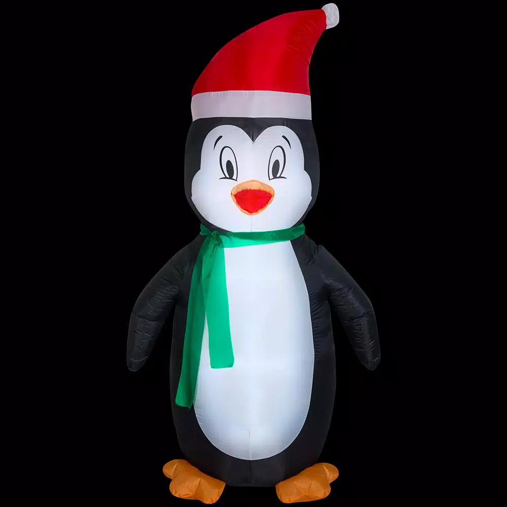 Gemmy 5 Ft. Tall Airblown-Penguin Inflatable 1 Gemmy 5 Ft. Tall Airblown-Penguin Inflatable