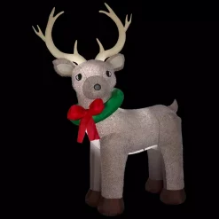 Home Accents Holiday 11 Ft. Pre-Lit Giant Airblown Inflatable Fuzzy Reindeer -Decorations Sales unnamed file 1114