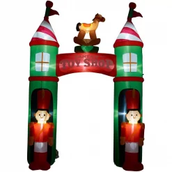 Fraser Hill Farm 10 Ft. Santa’s Toy Shop Archway Inflatable With Lights -Decorations Sales unnamed file 1160