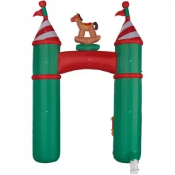 Fraser Hill Farm 10 Ft. Santa’s Toy Shop Archway Inflatable With Lights -Decorations Sales unnamed file 1162