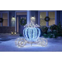 Home Accents Holiday 4 Ft. LED Twinkling Carriage -Decorations Sales unnamed file 118