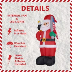 Fraser Hill Farm 8 Ft. Americana Santa With Bald Eagle Christmas Inflatable With Lights 14 Fraser Hill Farm 8 Ft. Americana Santa With Bald Eagle Christmas Inflatable With Lights -Decorations Sales unnamed file 1198