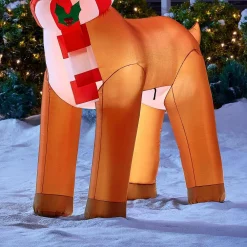 Home Accents Holiday 6 Ft. Inflatable Reindeer -Decorations Sales unnamed file 1221