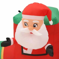 Airblown 12 Ft. W Inflatable Pre-Lit Plush Santa In Circus Train -Decorations Sales unnamed file 1228