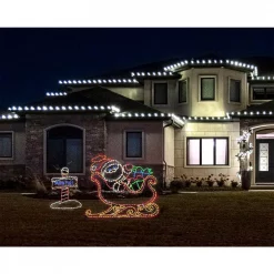 Fraser Hill Farm 48 In. Christmas North Pole Sign With LED Lights -Decorations Sales unnamed file 124