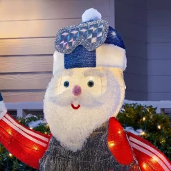 Home Accents Holiday 4 Ft Yuletide Lane LED Santa With Snowboard 8 Home Accents Holiday 4 Ft Yuletide Lane LED Santa With Snowboard -Decorations Sales unnamed file 1252