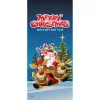 My Door Decor 36 In. X 80 In. Santa’s Take Off-Christmas Front Door Decor Mural