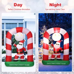 Costway 7.5 Ft. Christmas Inflatable Lighted Santa Claus Stand On Archway Yard Decoration 9 Costway 7.5 Ft. Christmas Inflatable Lighted Santa Claus Stand On Archway Yard Decoration -Decorations Sales unnamed file 1318