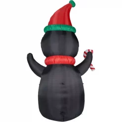 Fraser Hill Farm 10 Ft. Penguin And Candy Cane Christmas Inflatable With Lights -Decorations Sales unnamed file 1329