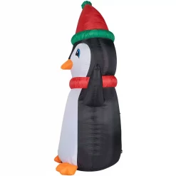Fraser Hill Farm 10 Ft. Penguin And Candy Cane Christmas Inflatable With Lights -Decorations Sales unnamed file 1330