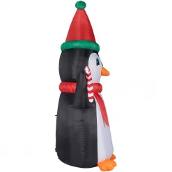 Fraser Hill Farm 10 Ft. Penguin And Candy Cane Christmas Inflatable With Lights -Decorations Sales unnamed file 1331