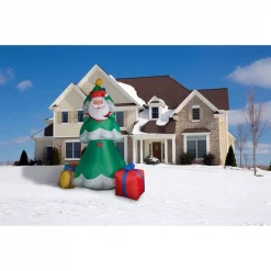 Fraser Hill Farm 20 Ft. Christmas Tree With Santa And Gifts Inflatable With Lights -Decorations Sales unnamed file 135