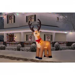 Home Accents Holiday 11 Ft. Giant Inflatable Reindeer With LED Lights -Decorations Sales unnamed file 1390