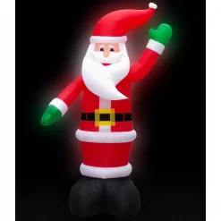 Fraser Hill Farm 20 Ft. Pre-Lit Santa Christmas Inflatable