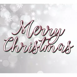 My Door Decor 7 Ft. X 8 Ft. Merry Christmas Tree-Christmas Garage Door Decor Mural For Split Car Garage