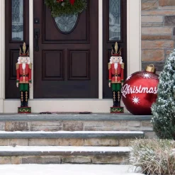 Sunnydaze Decor 37 In. Kristoff The Nutcracker Soldier Christmas Decor (Set Of 2) -Decorations Sales unnamed file 210