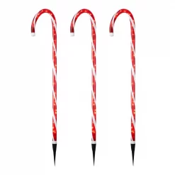 Home Accents Holiday 4 Ft. Lighted Candy Cane (3-Pack) -Decorations Sales unnamed file 233