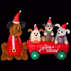 Home Accents Holiday 7 Ft. W Pre-Lit Life Size Inflatable Wagon With Christmas Puppies Scene 7 Home Accents Holiday 7 Ft. W Pre-Lit Life Size Inflatable Wagon With Christmas Puppies Scene -Decorations Sales unnamed file 279