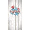 My Door Decor 36 In. X 80 In. Christmas Wreath-Christmas Front Door Decor Mural