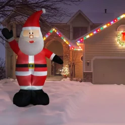 Fraser Hill Farm 12 Ft. Santa Christmas Inflatable -Decorations Sales unnamed file 300