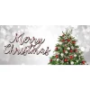 My Door Decor 7 Ft. X 16 Ft. Merry Christmas Tree Christmas Garage Door Decor Mural For Double Car Garage