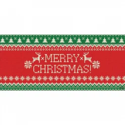 My Door Decor 7 Ft. X 16 Ft. Merry Christmas Ugly Christmas Sweater Christmas Garage Door Decor Mural For Double Car Garage