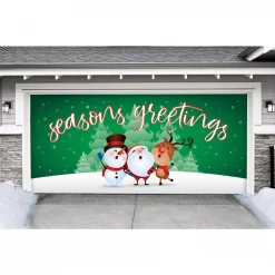 My Door Decor 7 Ft. X 16 Ft. Christmas Characters Seasonal Greetings-Christmas Garage Door Decor Mural For Double Car Garage -Decorations Sales unnamed file 340