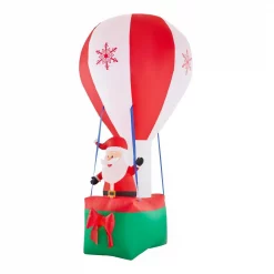 Airblown 12 Ft. Inflatable Santa In Hot Air Balloon With Northern Sky Light Show -Decorations Sales unnamed file 416