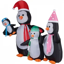 Fraser Hill Farm 10 Ft. Penguin Family Christmas Inflatable With Lights -Decorations Sales unnamed file 427