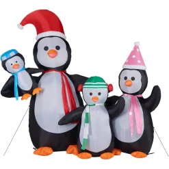 Fraser Hill Farm 10 Ft. Penguin Family Christmas Inflatable With Lights -Decorations Sales unnamed file 431