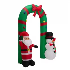 Glitzhome 8 Ft. Inflatable Santa Snowman Gate Arch -Decorations Sales unnamed file 436