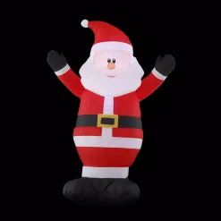 Home Accents Holiday 3.5 Ft. Pre-Lit Airblown Inflatable Santa -Decorations Sales unnamed file 445