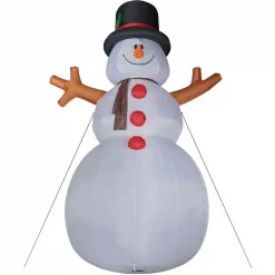 Fraser Hill Farm 20 Ft. Jolly Snowman Christmas Inflatable With Lights -Decorations Sales unnamed file 479
