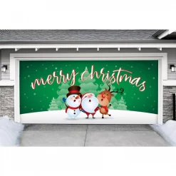 My Door Decor 7 Ft. X 16 Ft. Christmas Characters Merry Christmas-Christmas Garage Door Decor Mural For Double Car Garage -Decorations Sales unnamed file 487