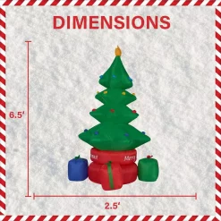Fraser Hill Farm 6.5 Ft. Christmas Tree Inflatable With Lights 10 Fraser Hill Farm 6.5 Ft. Christmas Tree Inflatable With Lights -Decorations Sales unnamed file 508