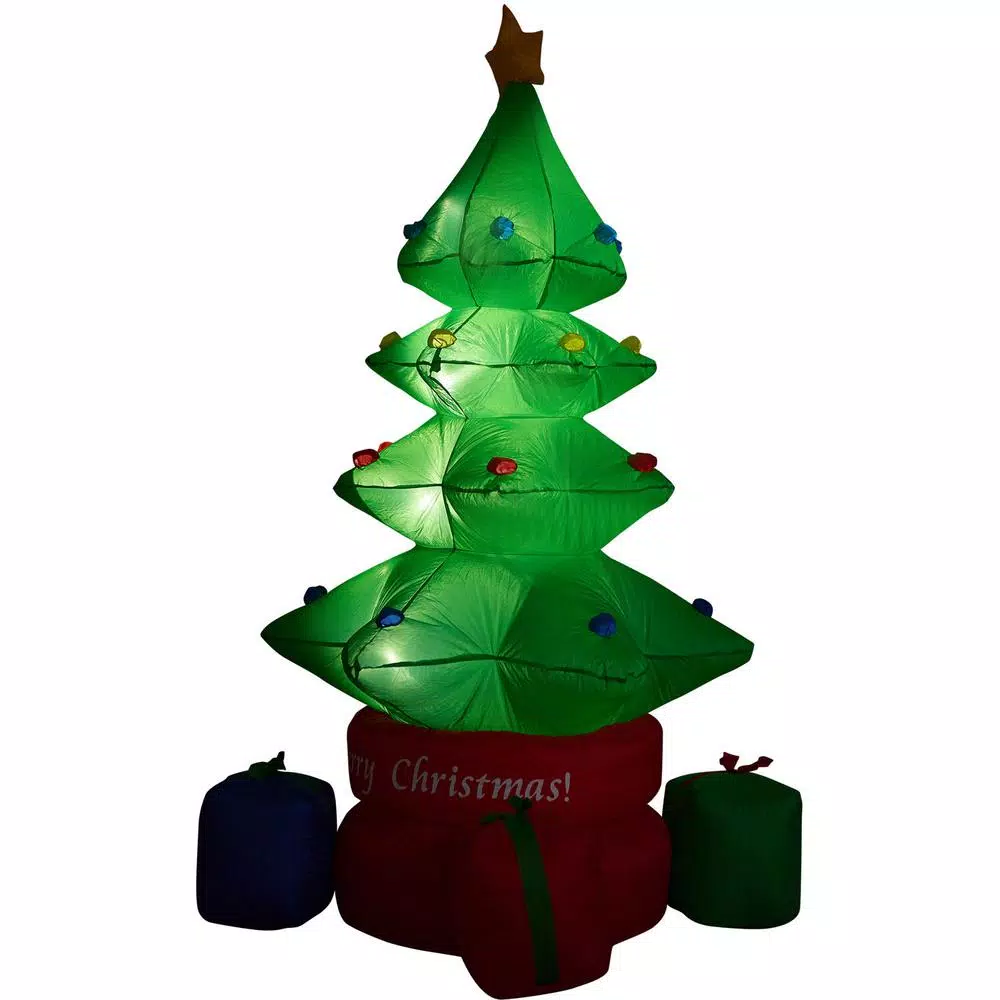 Fraser Hill Farm 6.5 Ft. Christmas Tree Inflatable With Lights 5 Fraser Hill Farm 6.5 Ft. Christmas Tree Inflatable With Lights - Image 5