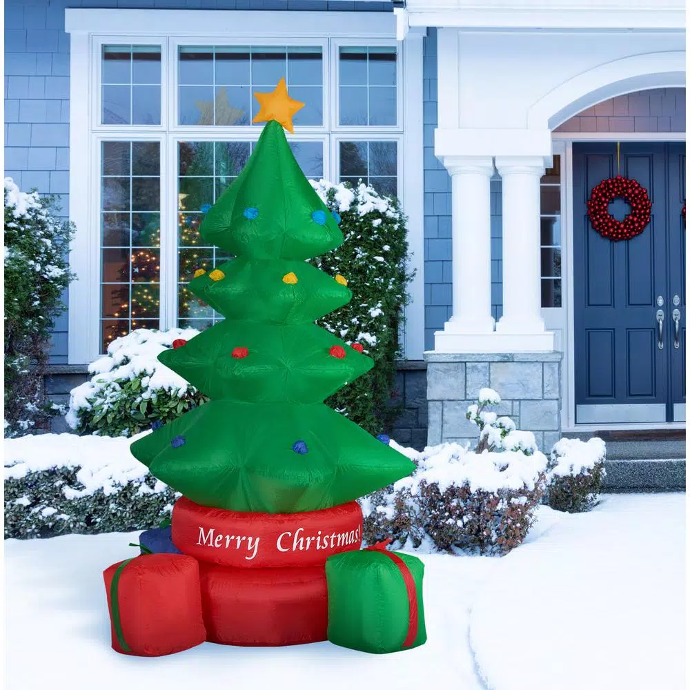 Fraser Hill Farm 6.5 Ft. Christmas Tree Inflatable With Lights 8 Fraser Hill Farm 6.5 Ft. Christmas Tree Inflatable With Lights - Image 8