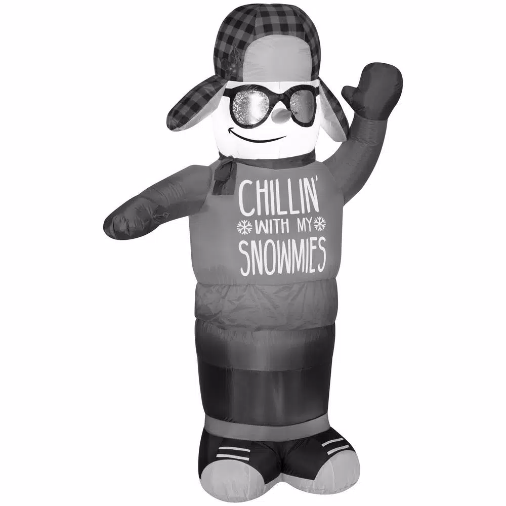 Gemmy 6 Ft. H Inflatable Animated Airblown-Swaying Chillin Snowman 2 Gemmy 6 Ft. H Inflatable Animated Airblown-Swaying Chillin Snowman - Image 2