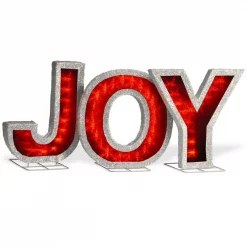 National Tree Company 18.5 In. JOY Sign With LED Lights