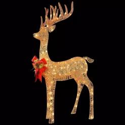 National Tree Company 48 In. Pre-lit Standing Reindeer