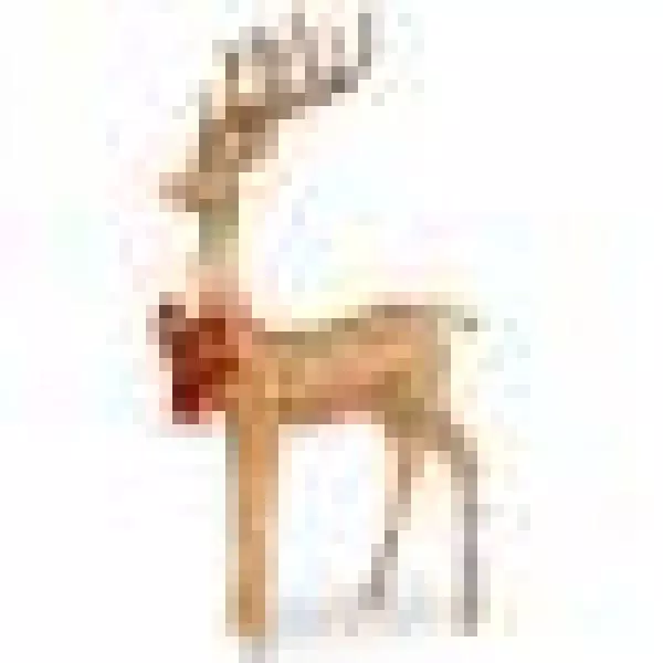 National Tree Company 48 In. Pre-lit Standing Reindeer 2 National Tree Company 48 In. Pre-lit Standing Reindeer - Image 2