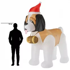 Gemmy 9 Ft. Inflatable St. Bernard 14 Gemmy 9 Ft. Inflatable St. Bernard -Decorations Sales unnamed file 589