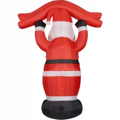 Fraser Hill Farm 10 Ft. Santa Claus With HO HO HO Sign Christmas Inflatable With Lights -Decorations Sales unnamed file 606