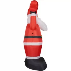 Fraser Hill Farm 10 Ft. Santa Claus With HO HO HO Sign Christmas Inflatable With Lights -Decorations Sales unnamed file 607