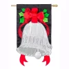 Evergreen 28 In. X 44 In. Silver Bells House Applique Flag