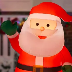 Home Accents Holiday 12 Ft Giant-Sized LEF Inflatable Merry Christmas Sign Scene -Decorations Sales unnamed file 639